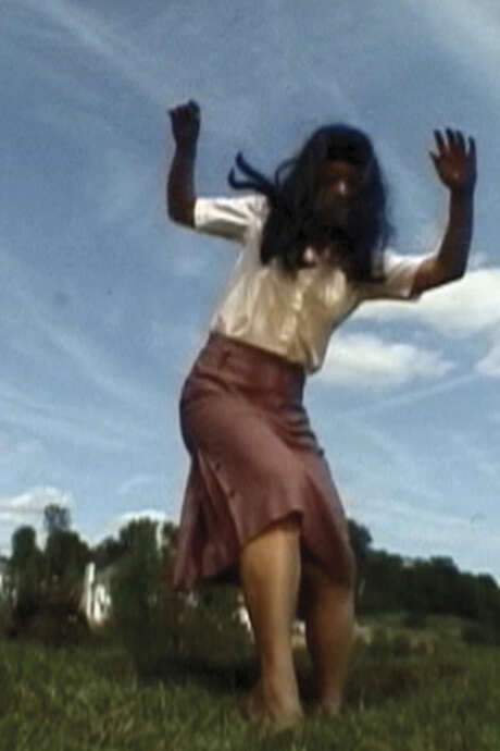    A video work that visually alludes to Andrew Wyeth’s painting “Christina’s World” (1948) and depicts Chang on a suburban lawn that is curiously destabilizing.  